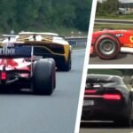 GP2 single seater seen on public road