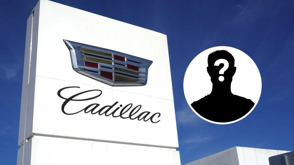 The Cadillac logo on a Wall
