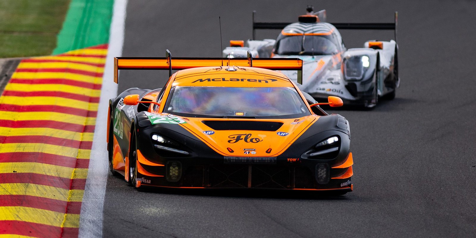 Mclaren 720GT3 evo at Spa Francorchamps of united autosport