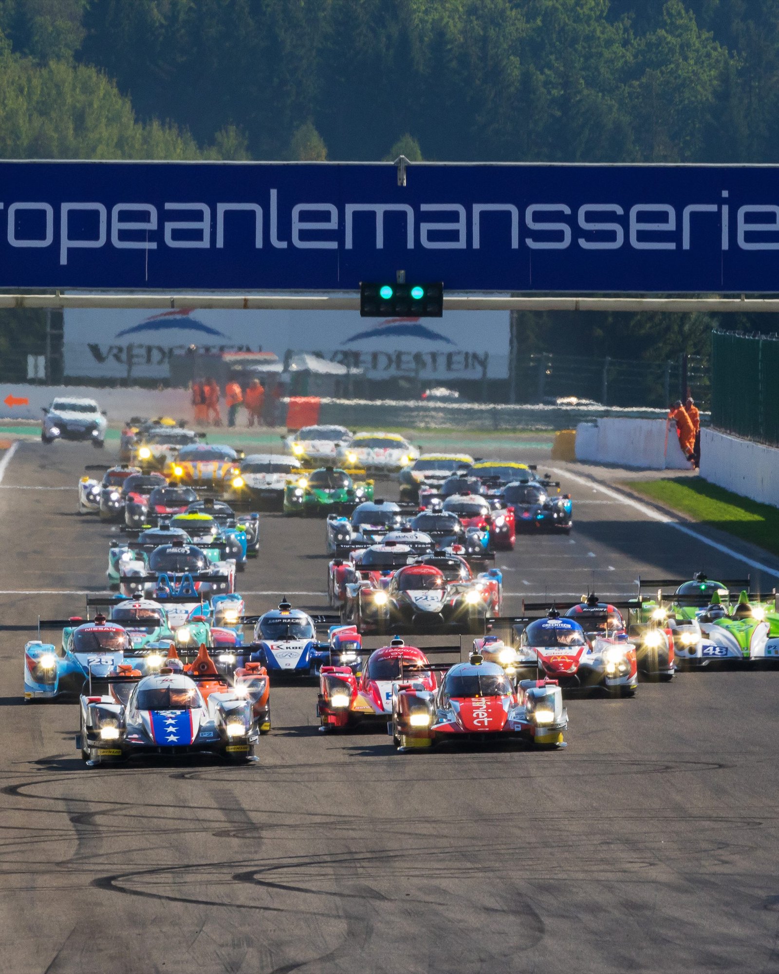 European Le Mans Series race 2024 race start in Belgium