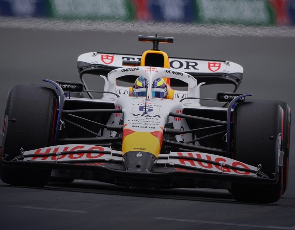 Isac Hadjar P3 at the Dutch grand Prix 2025