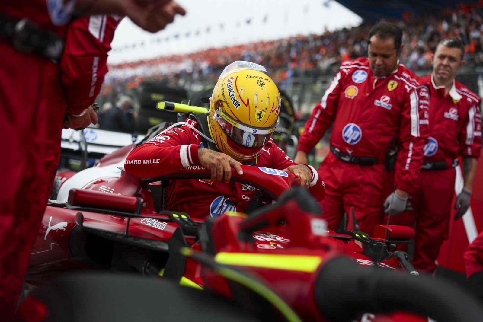 Lewis Hamilton at the Dutch F1 2025 Grand Prix