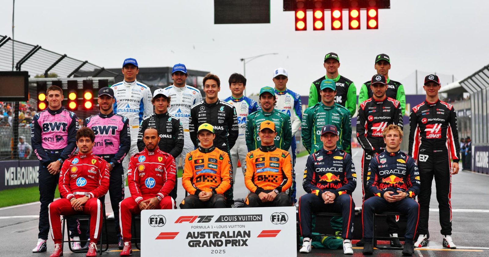 F1 drivers 2025 in Australia