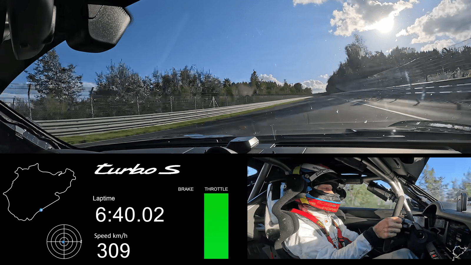 Porsche Turbo S Nurburgring video