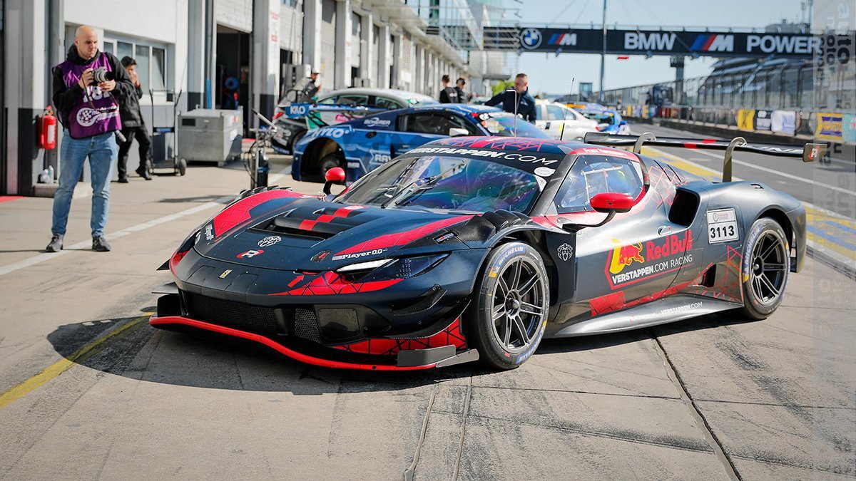 Max Verstappen Ferrari 296 GT3 Nurburgring NLS