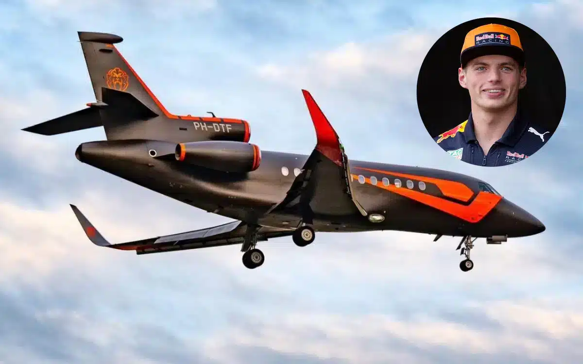 Verstappen Airiplane Monza 2025