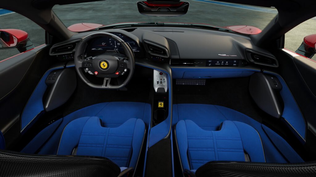 interni-1024x576 The Ferrari Testarossa 849 is reborn on the SF90 platform, adding horsepower in abundance.