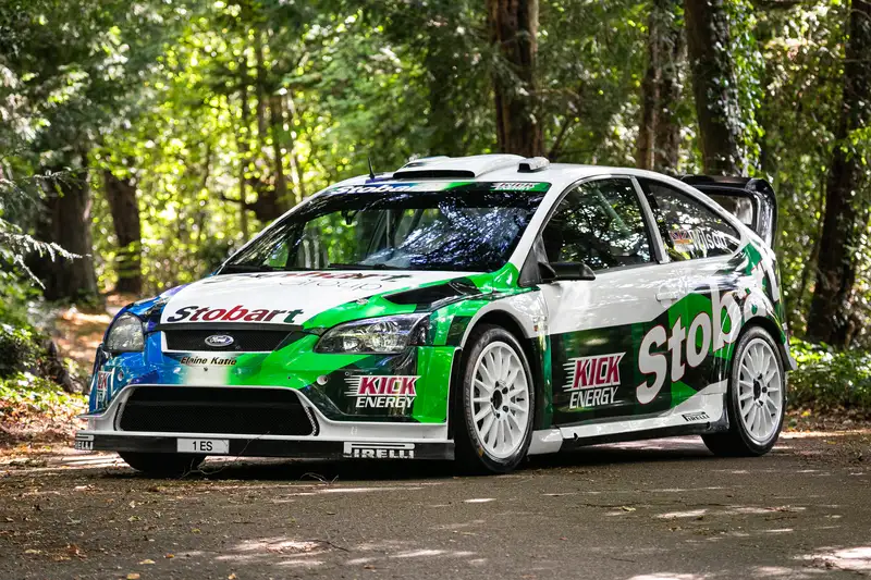 Ford Focus MK2 WRC car driven by Valentino Rossi in 2009