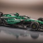 The 2026 Aston Martin F1 2026 car with Fernando Alonso and Adrian Newey. Aramco main sponsor