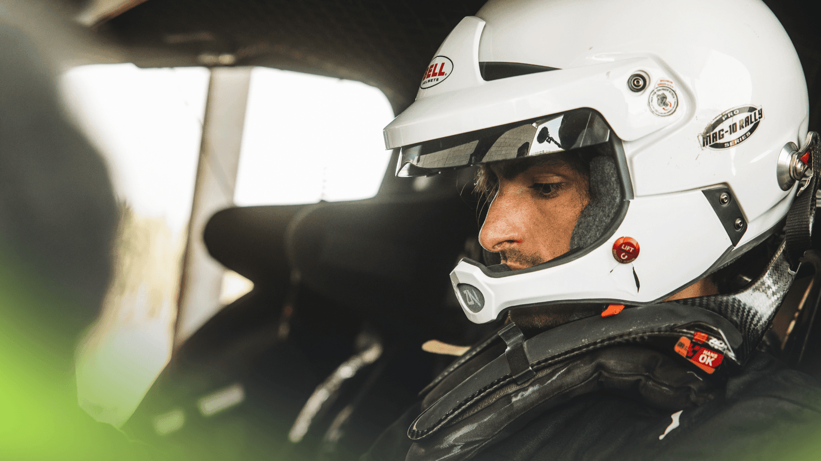 Carlos Sainz Jr testing the Ford Raptor 1+