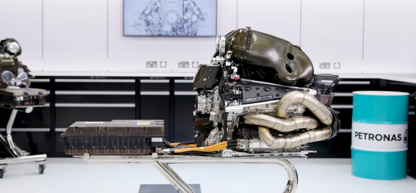 F1 mercedes V6 2025 engines