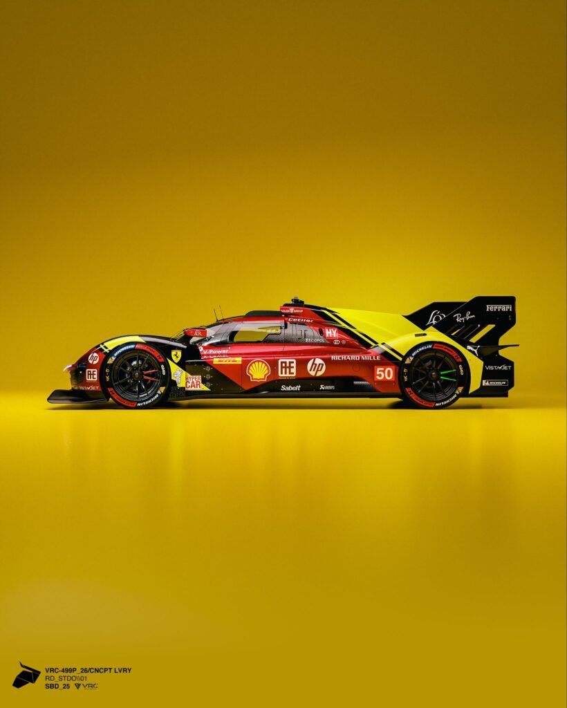G68CHOmWMAE1Fap-820x1024 Ferrari 499P 2026, a new livery by Sean Bull Design