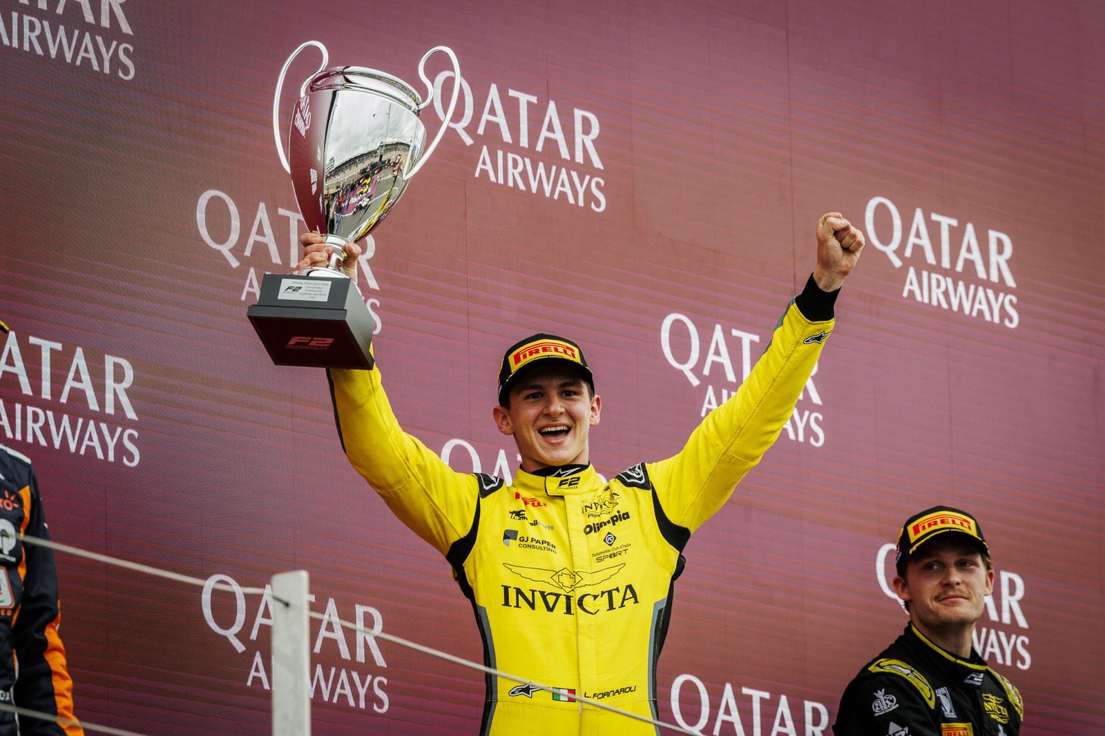 Leonardo Fornaroli 2025 F2 champion with Invicta Racing
