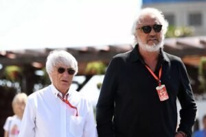Flavio Briatore e Bernie Ecclestone As Roma buyers